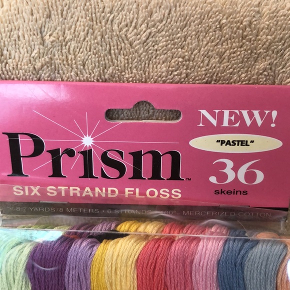 Prism Six Strand Pastel Floss Craft Threads Spring Colours - Picture 2 of 4
